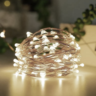 Drita LED zbukuruese ZD86A, 100 LED, 10m, e bardhë e ftohtë
