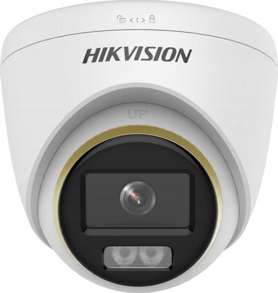 Kamerë dome Hikvision Turbo HD ColorVu DS-2CE72KF3T-LE, 2.8mm, HD, e bardhë