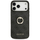 Mbrojtëse telefoni Guess Hardcase 4G Ring Stand, për iPhone 17 Pro Max, me unazë, e zezë