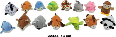 Varëse çelësash pelushi SUN-DAY Animals, 12 cm, me ngjyra