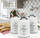 Set ena kuzhine Maestro, dekorative, çelik karboni, bardhë e zi