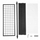 Stender për rroba Goodhome HSR23BK, metal, e zezë