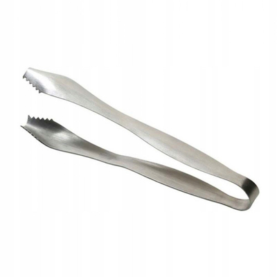 Kapëse akulli çeliku, 18 cm, argjendi