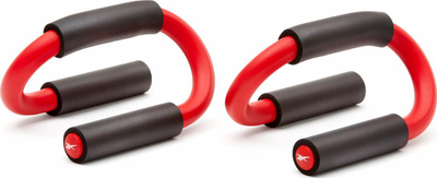 Doreza push-up Reebok Pump-Up Handles RAAC-12231, me shkumë te kapja, bazë që nuk rrëshqet, gri