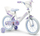 Biçikletë për fëmijë Huffy Disney Frozen 21874W, 16", çelik, e bardhë vjollcë