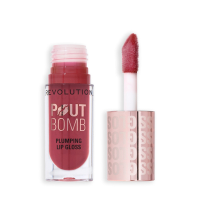 Revolution - Plumping Lip Gloss Pout Bomb - Mauve Pink