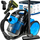 Fshesë me korent pa qese Floria ZLN-3468, 700W, 1.5L, HEPA 13, blu e zezë