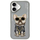 Mbulesë telefoni Nimmy Glasses Cool Dog për iPhone 16 6.1", TPU PC, gri