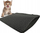 Тепих за песок за мачки Diamentiq Black Rectangle, 45 x 60 cm, EVA, црн