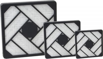Filtër pluhuri për kompjuter InLine 33470, 120mm, me kornizë alumini, i zi