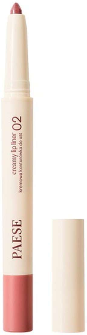 Laps konturues për buzë Paese Tasty Lips Creamy Lip Liner 02 Blush Crush, 0.6g, nude rozë