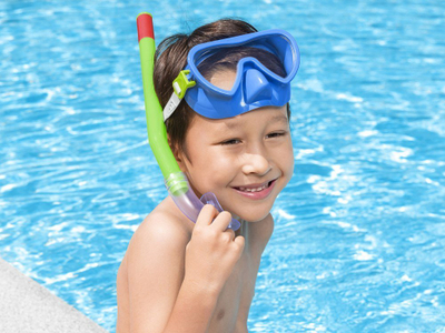 Maskë noti me snorkel Bestway Hydro-Swim PBH B24035, set 12 copë, për të rritur dhe adoleshentë, shumëngjyrëshe
