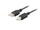 Kabllo USB Lanberg, USB-A me USB-B, 1 metër, 2.0, e zezë