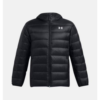 Зимска јакна со пердув Under Armour Legend, UA Storm, со капуљача, црна