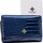 Portofol Milano Design SF-1077-JM, lëkurë ekologjike, teksturë krokodil, blu e errët