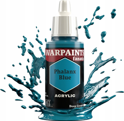 Bojë akrilike The Army Painter Warpaints Fanatic Phalanx Blue, 18ml, blu