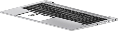 Tastierë laptopi HP M35816 B31, pjesë origjinale zëvendsuese me kapakun e sipërm, ngjyrë e zezë