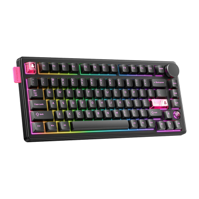 Tastierë mekanike ONIKUMA MT706, RGB, wireless 2.4GHz Bluetooth, e zezë