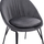 Karrige Kelsey HM8684.11, kadife gri, 59x63x84 cm, këmbë të zeza