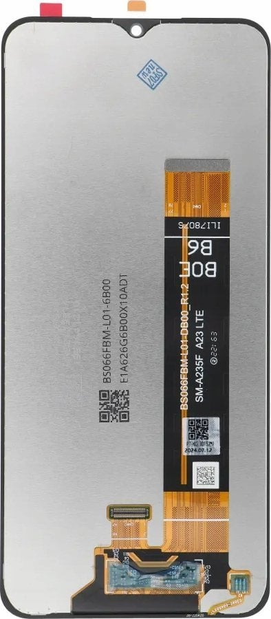 Екран за телефон Samsung Galaxy A23 4G A235, реновиран, без рамка, црн