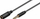 Kabllo Jack PremiumCord, 3.5 mm 4-pin M / F, e zezë