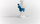 Figurinë lodër Schleich Smurfs Lazy, për koleksion, blu e bardhë