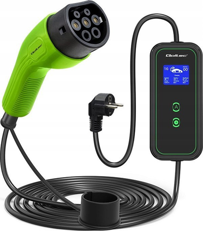Karikues portativ për makinë elektrike, 3.5 kW 230V, Type 2, Wi-Fi, me ekran LCD
