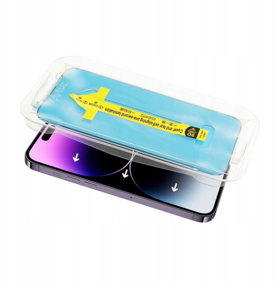 Mbrojtës ekrani Glass 5D Full Glue për iPhone 15, xham i temperuar, i zi