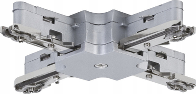 Lidhës URail Paulmann X-connector, 125mm, krom mat