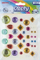 Stickers dekorativë Brewis Self Adhesive Gems, 35 copë, shumëngjyrëshe