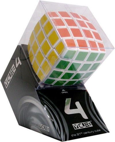 Kub logjik V-CUBE 4 Pillow, 4x4x4, plastikë e mirë, i bardhë