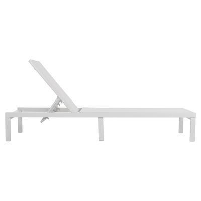 Shezllon Thatcher 196,5x64,5x92Hcm (HM5983.01), bardhë