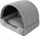 Куќичка за кучиња EcoPet Bed With Canopy, 2 во 1, 60x47 cm, сива