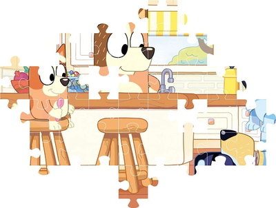 Puzzle Clementoni Bluey Supercolor 27169, 104 pjesë, 48.5x33.5 cm, shumëngjyrësh
