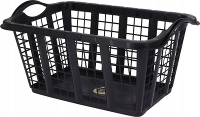 Shportë rrobash Orion Laundry Basket, plastike, 37L, e zezë