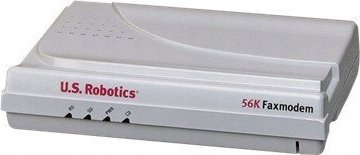 Modem faks USRobotics USR025630G, 56K V.92, seri RS-232, i bardhë me gri