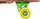 Pennyboard City Rubber Reggae, 22", полипропилен, дизајн Reggae, многуобоен
