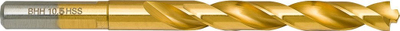 Stërvitje metali Baildon DIN 338 RN, 10.5mm HSS TiN, gjatësi 133mm