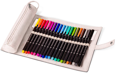 Set stilolapsa fineliner Staedtler Triplus, majë e hollë, 20 copë, shumëngjyrësh