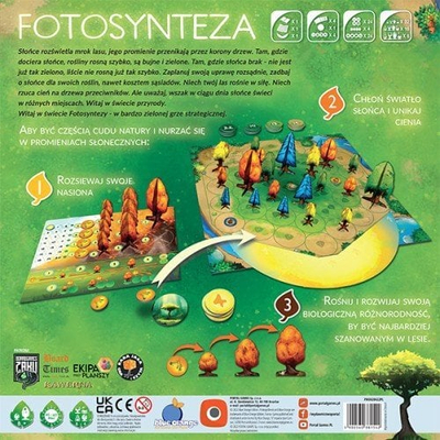 Друштвена игра Portal Games Photosynthesis, стратешка, за 2–4 играчи, повеќебојна