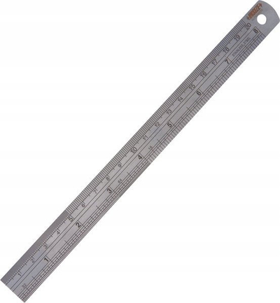 Rregull çeliku Insize 7112-200, 8", çelik inoks, argjendtë