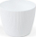 Vazo plastike Kraftika Magnolia Jumper, 30 cm, për lule, e bardhë