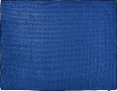 Mbulesë për batanije të rënduara, 135 x 200 cm, poliester, blu navy me pika