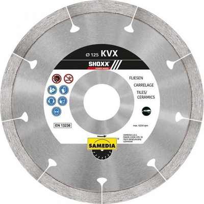Disk diamanti Samedia SH OXX KVX, 125mm, 22mm, gri