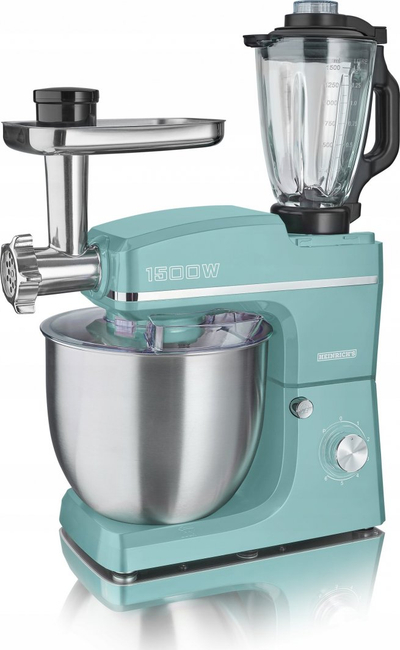 Mikser planetar Heinrichs HKM 8083, 1500W, tas inox, mente pastel