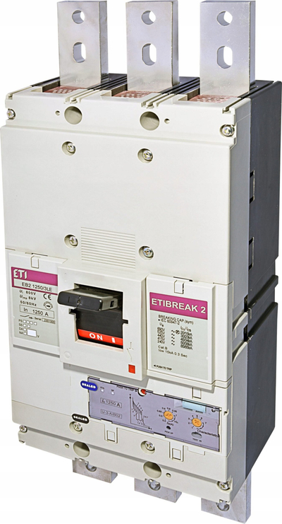 Ndërprerës fuqie ETI ETIBREAK 2 EB2 1250/3LE, 3P, 1250A, gri