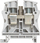 Terminal hekurudhor Legrand 2 përçues, 16mm², TH35, gri