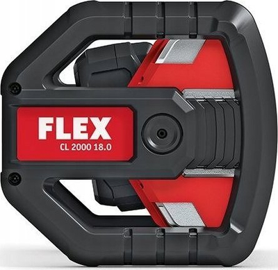 Reflektor LED pa kabllo Flex CL 2000 18.0, 18V, për kantier, i kuq e zi