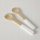 Set lugë sallate Boltze Home Bambo, bambu, shumëngjyrëshe