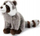 Lodër pelushi WWF Raccoon, 23 cm, material i ricikluar, gri